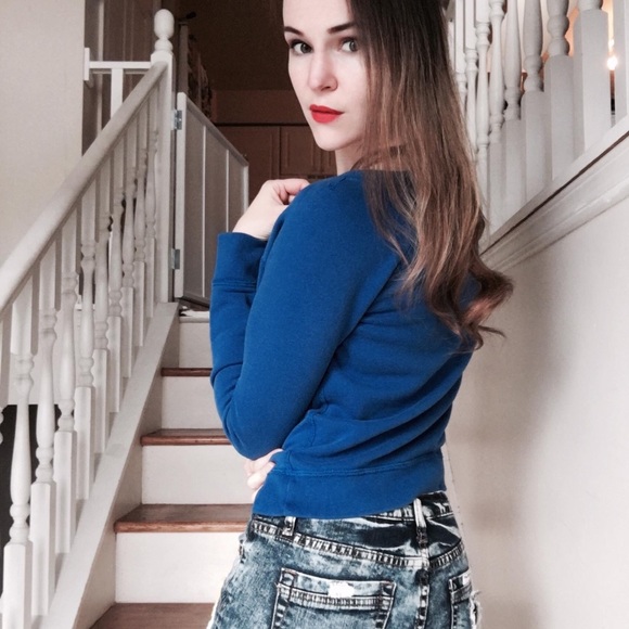 Abercrombie & Fitch blue size s sweatshirt - Picture 6 of 6